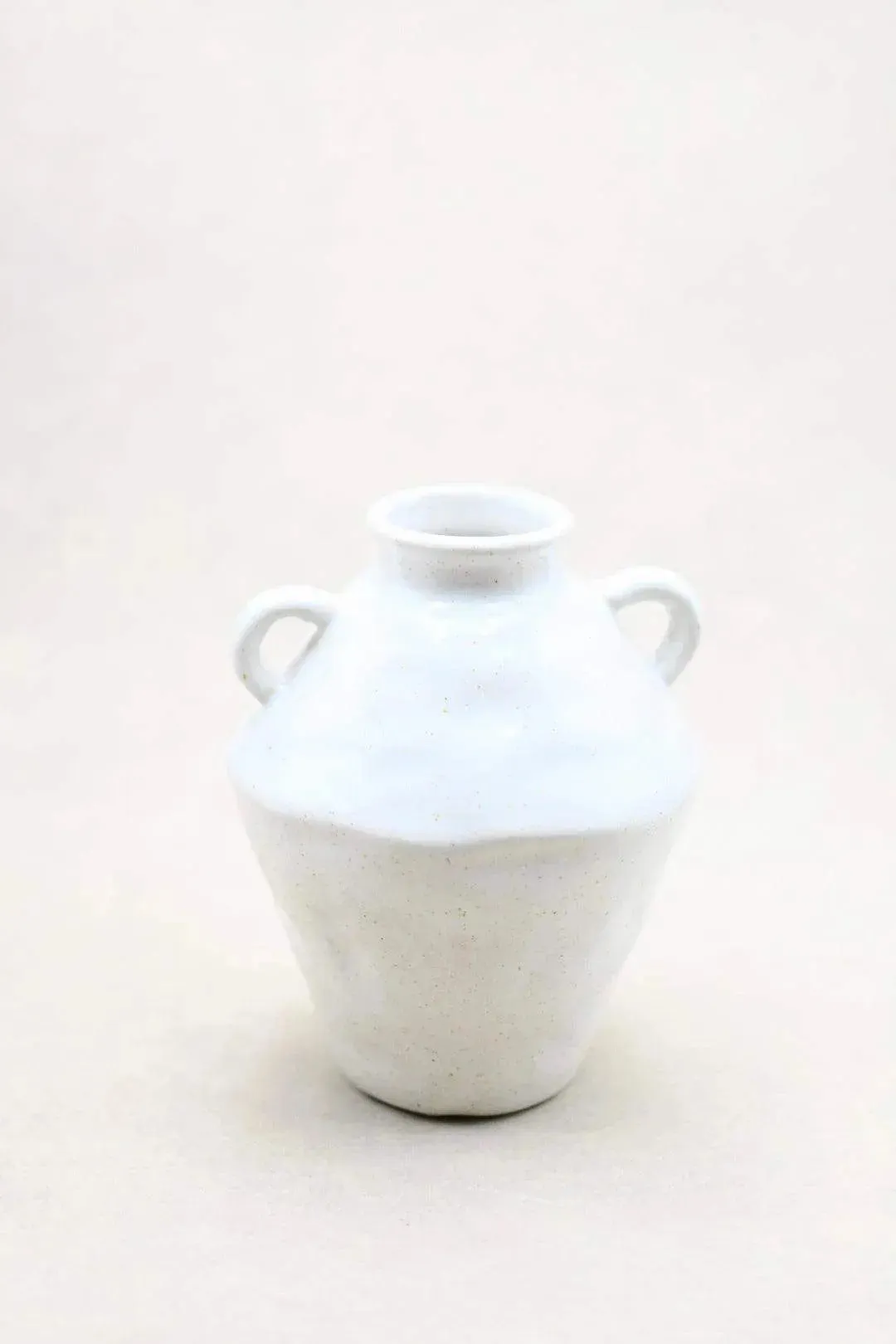 Neutral Handle Vase