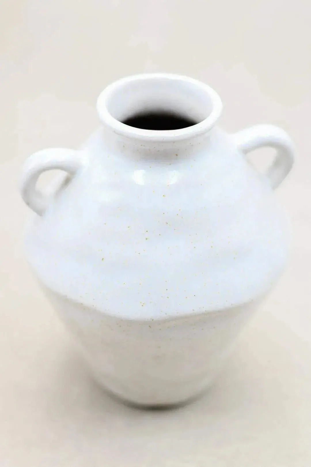 Neutral Handle Vase