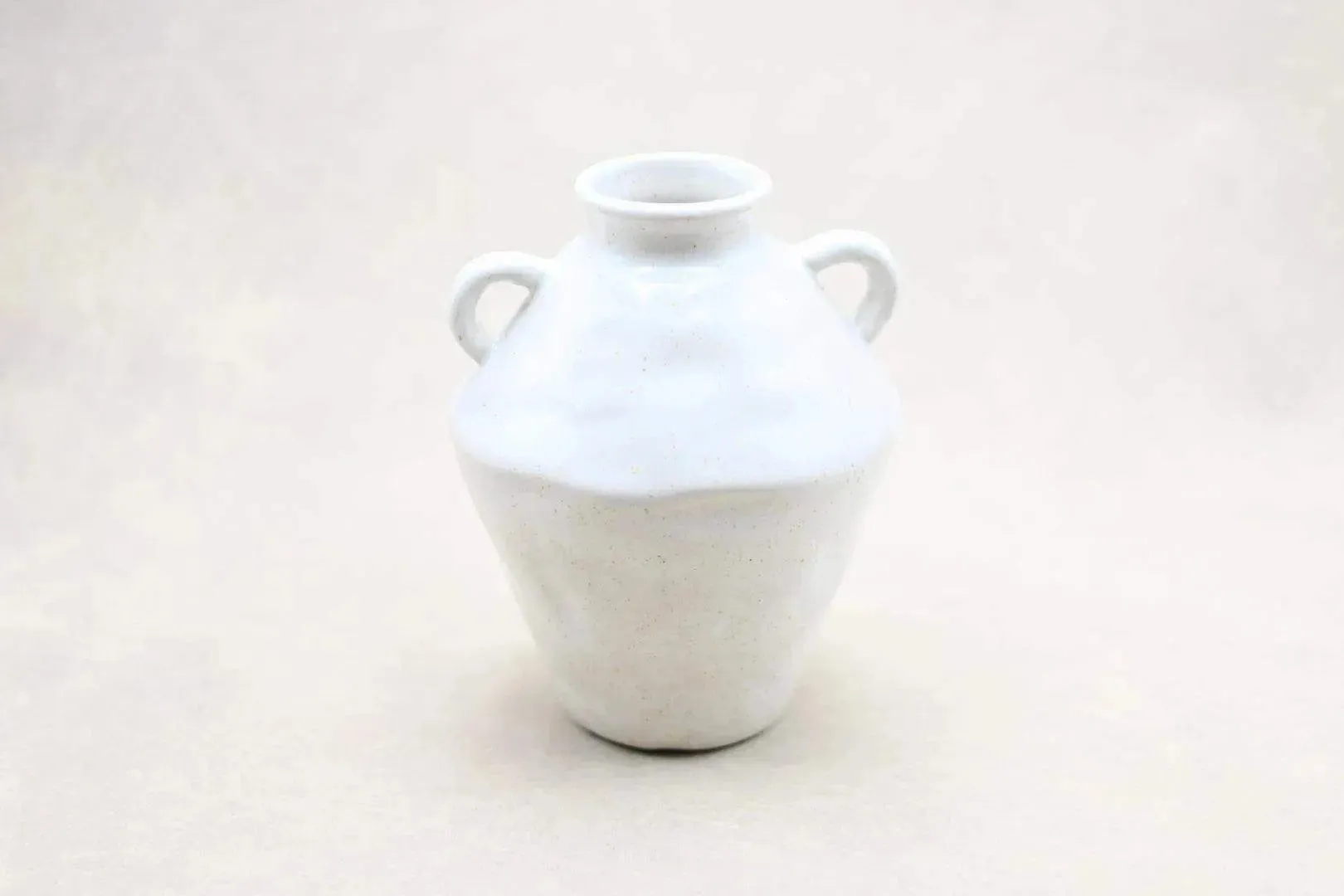 Neutral Handle Vase