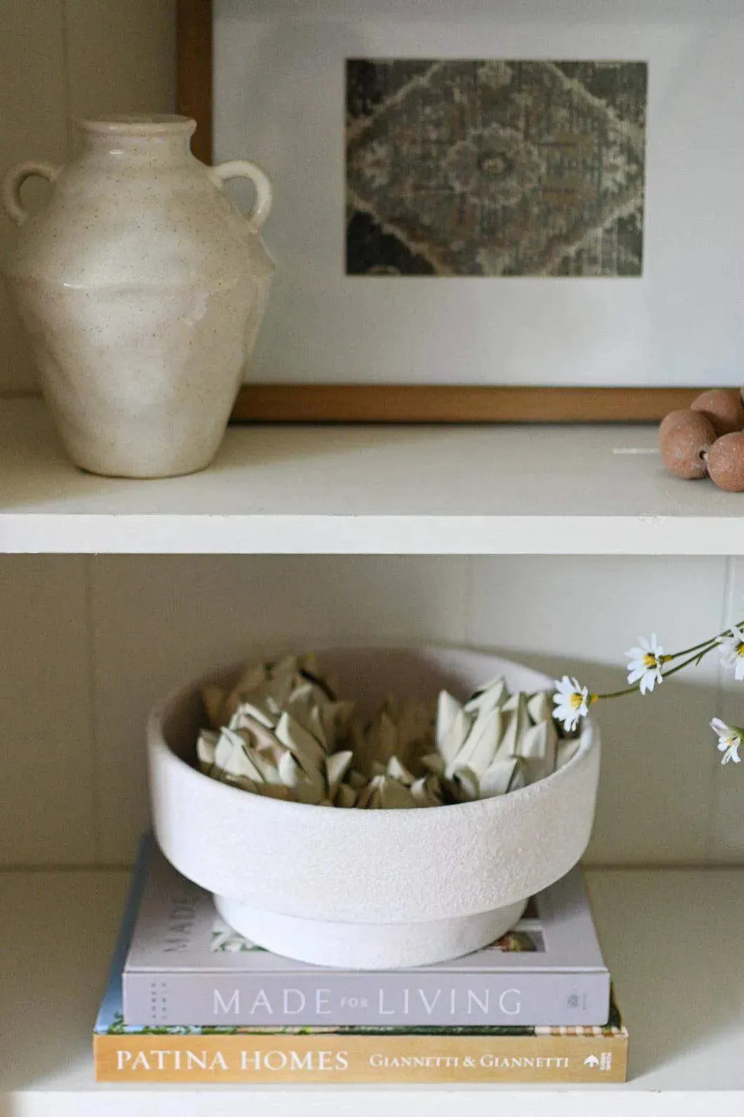 Neutral Handle Vase