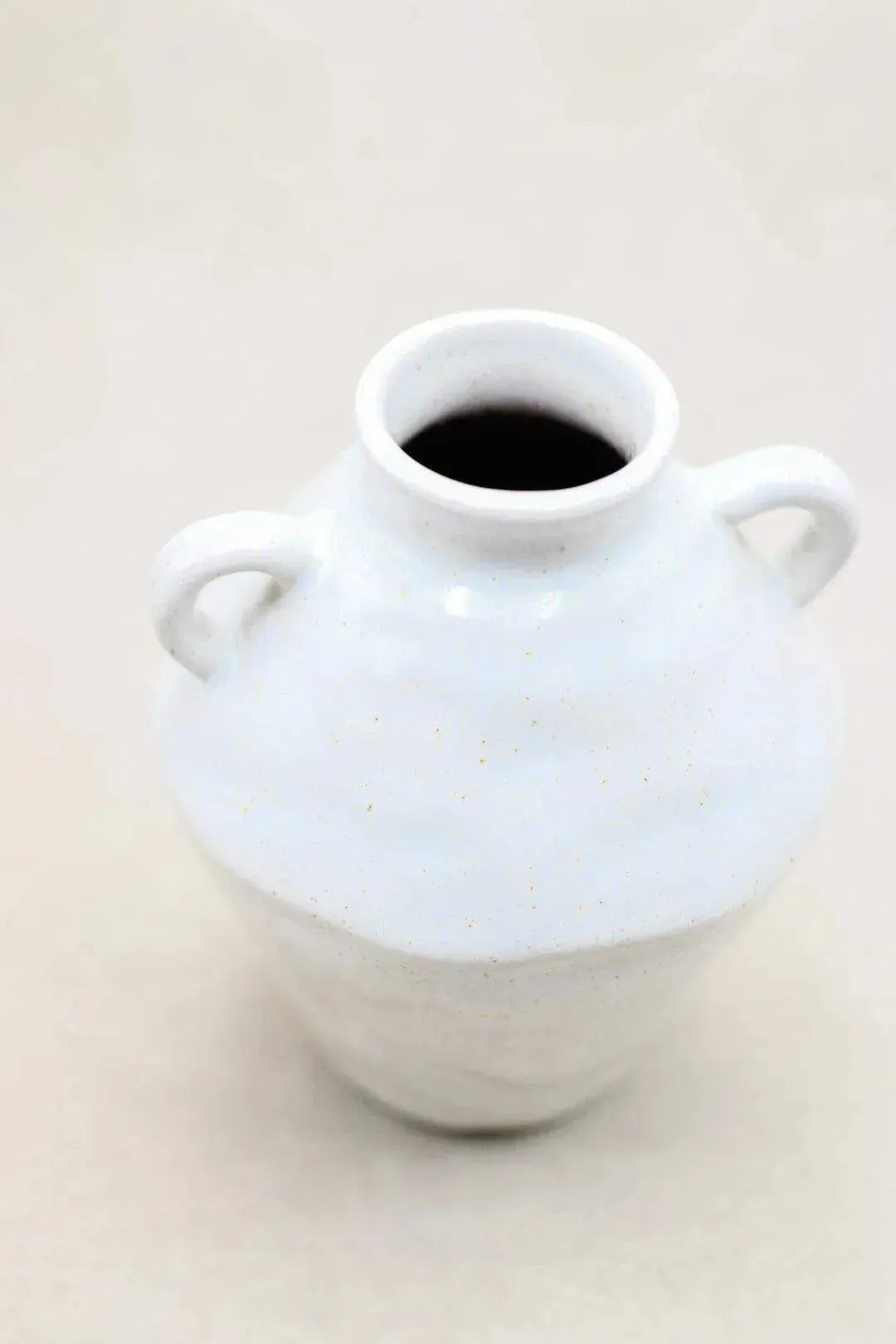 Neutral Handle Vase