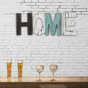 Nordic Decoration Home Rustic Wood HOME Letters Decorative Plaques Signs Decor Standing Cutout Word Decor Party Supplies
