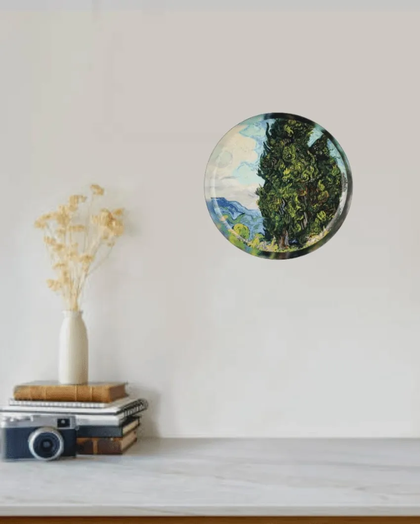 Peerless Vincent Van Gogh Wall Art Metal Plate | Diya 10 Inches