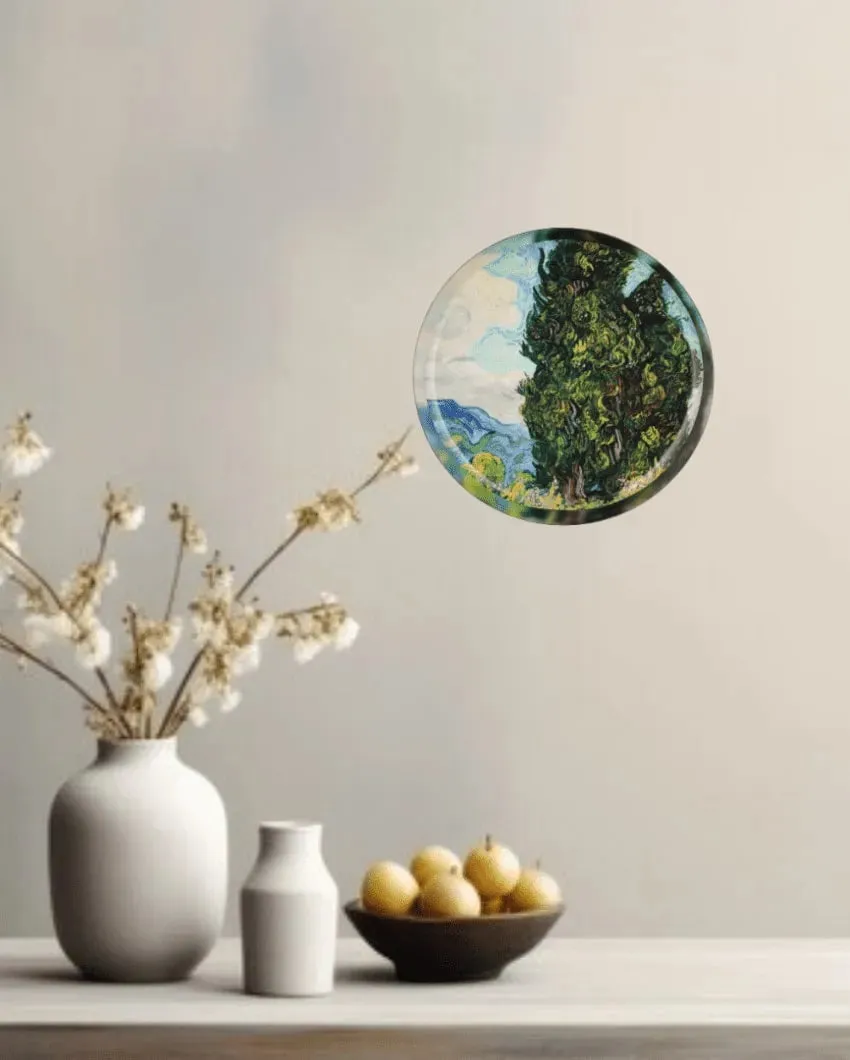 Peerless Vincent Van Gogh Wall Art Metal Plate | Diya 10 Inches