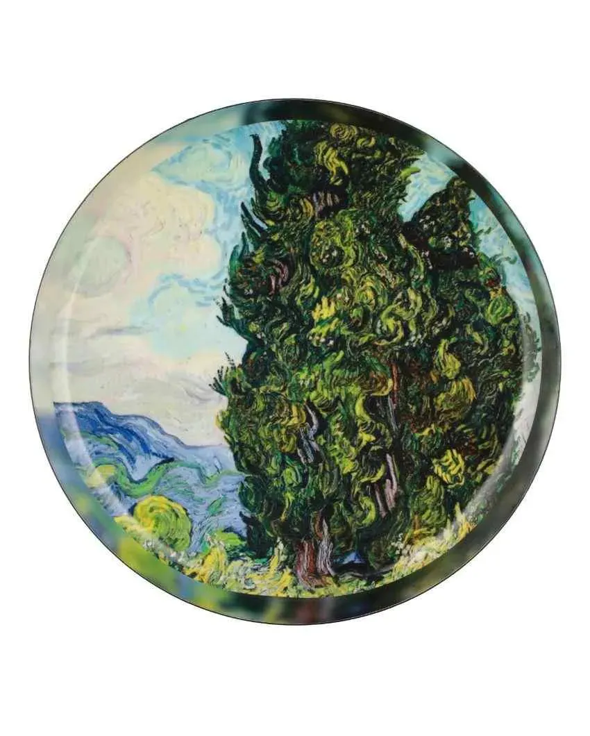 Peerless Vincent Van Gogh Wall Art Metal Plate | Diya 10 Inches