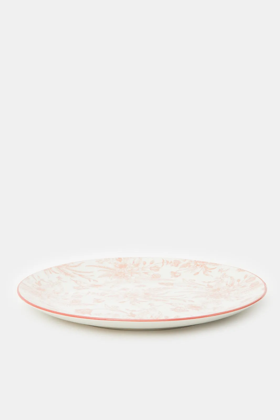 Pink Floral Print Dinner Set (12 Piece)