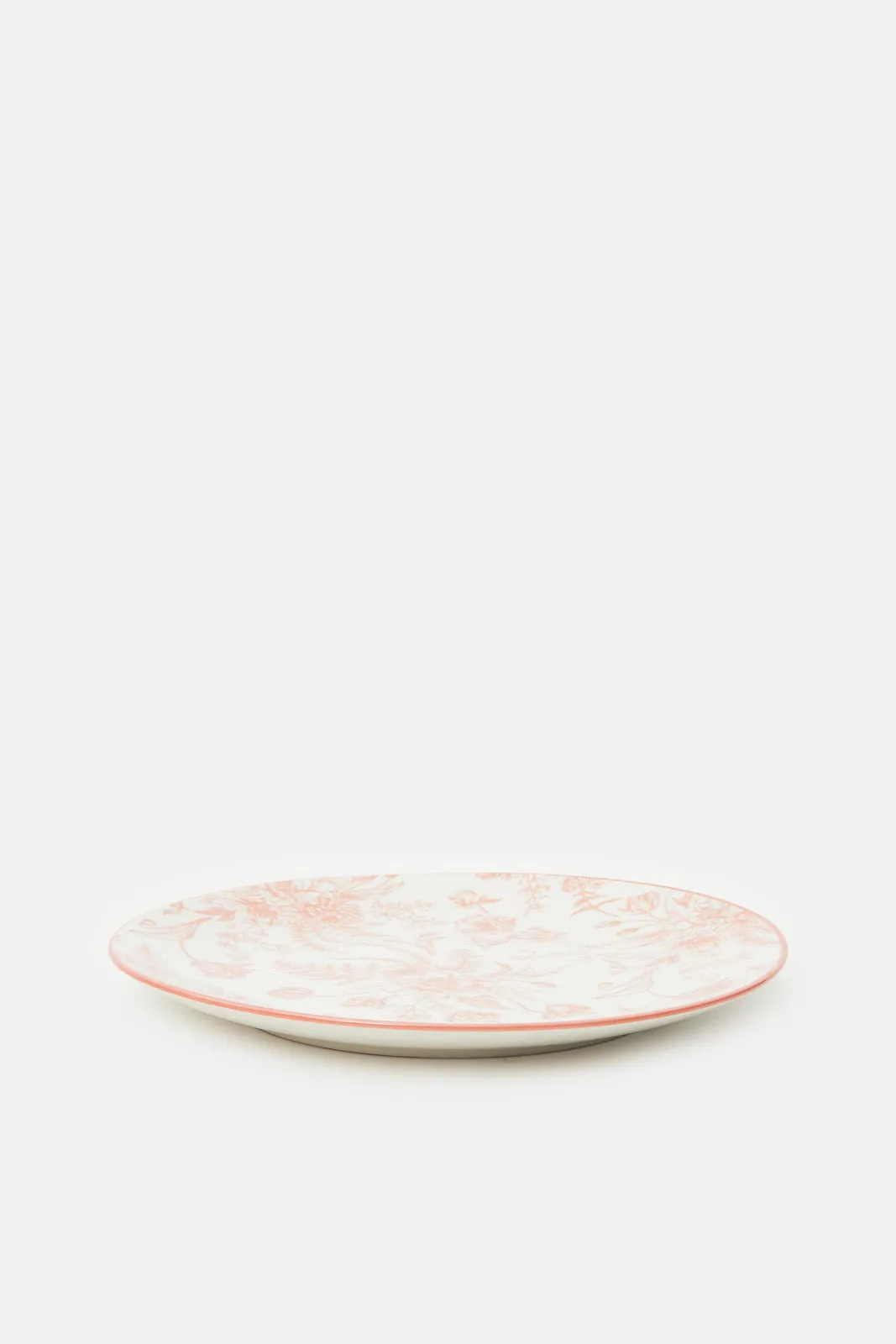 Pink Floral Print Dinner Set (12 Piece)