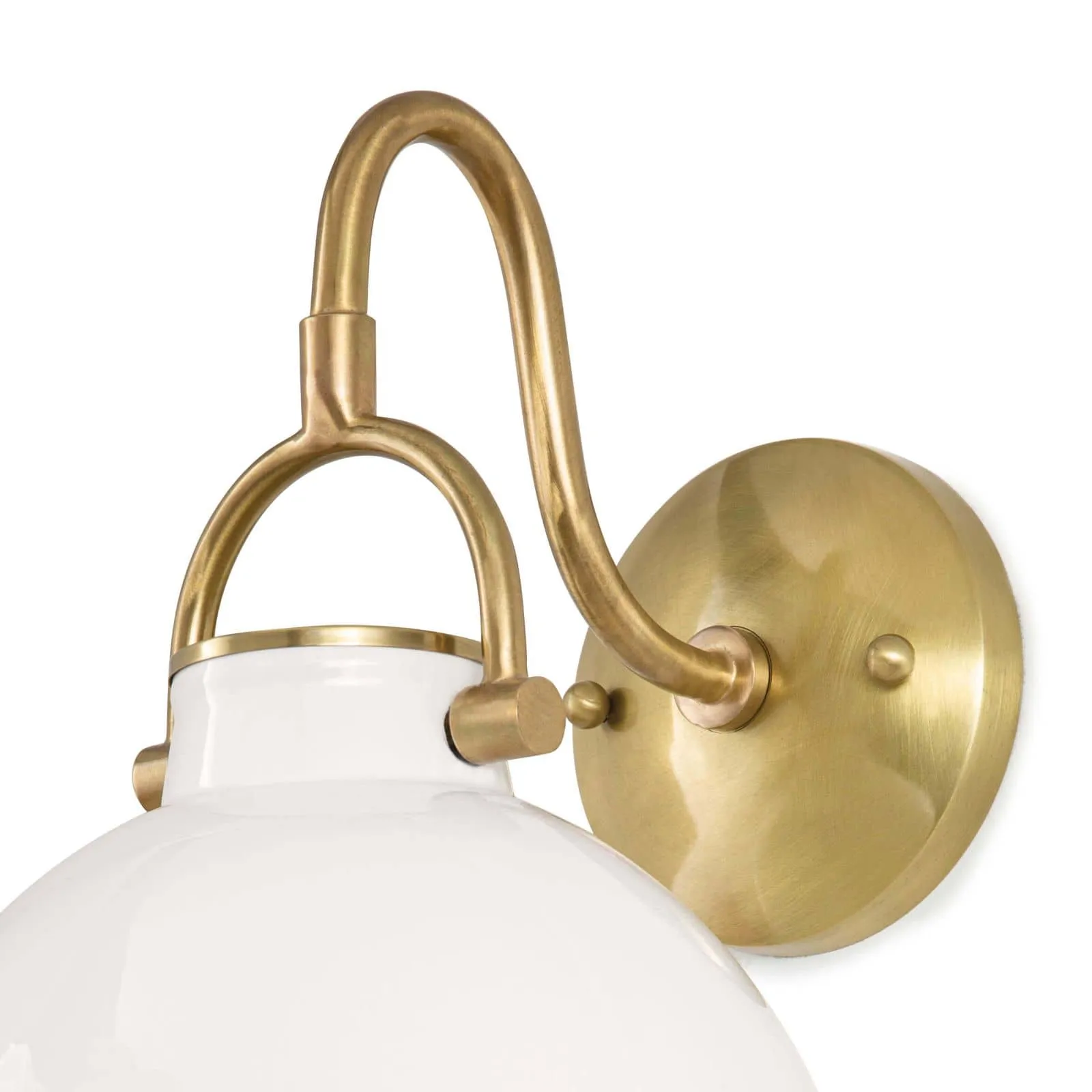 Regina Andrew Eloise Ceramic Sconce (White)