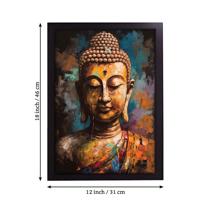 Reverie Halo Buddha Wall Painting