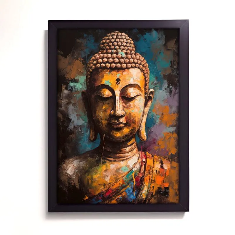 Reverie Halo Buddha Wall Painting