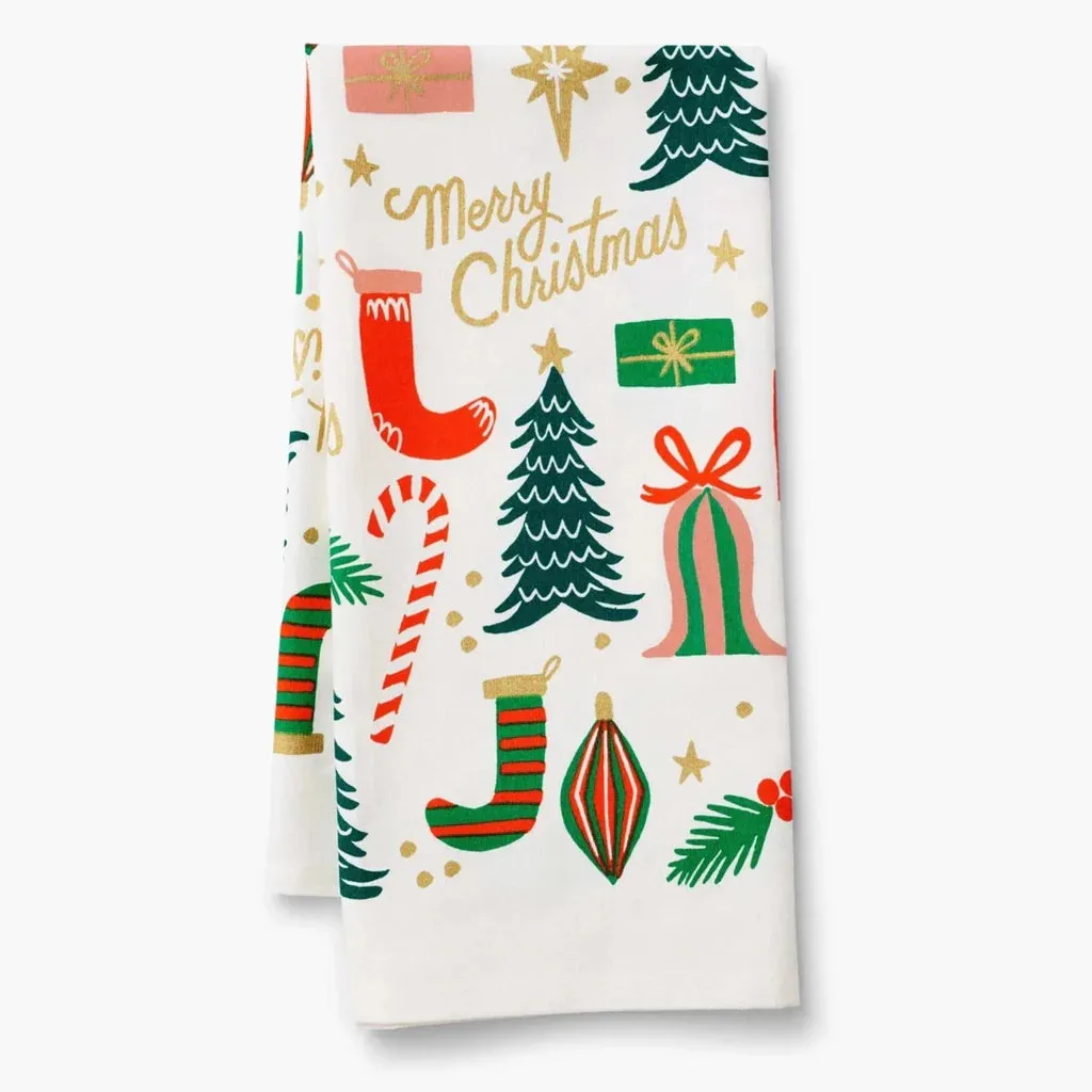 Rifle Paper Co - Towel - Deck the Halls