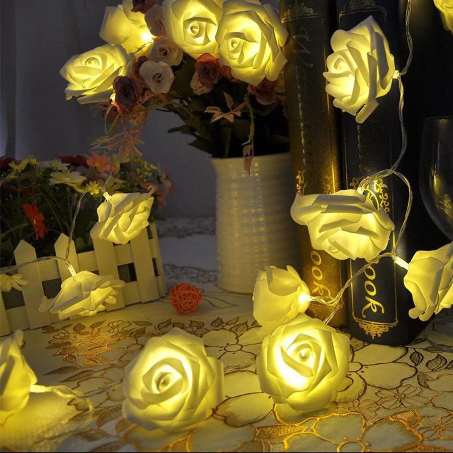 Rose Fairy LED Lights (Pure White)