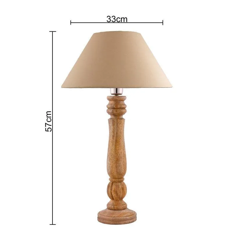 Rustic Elegance Table Lamp - Gold