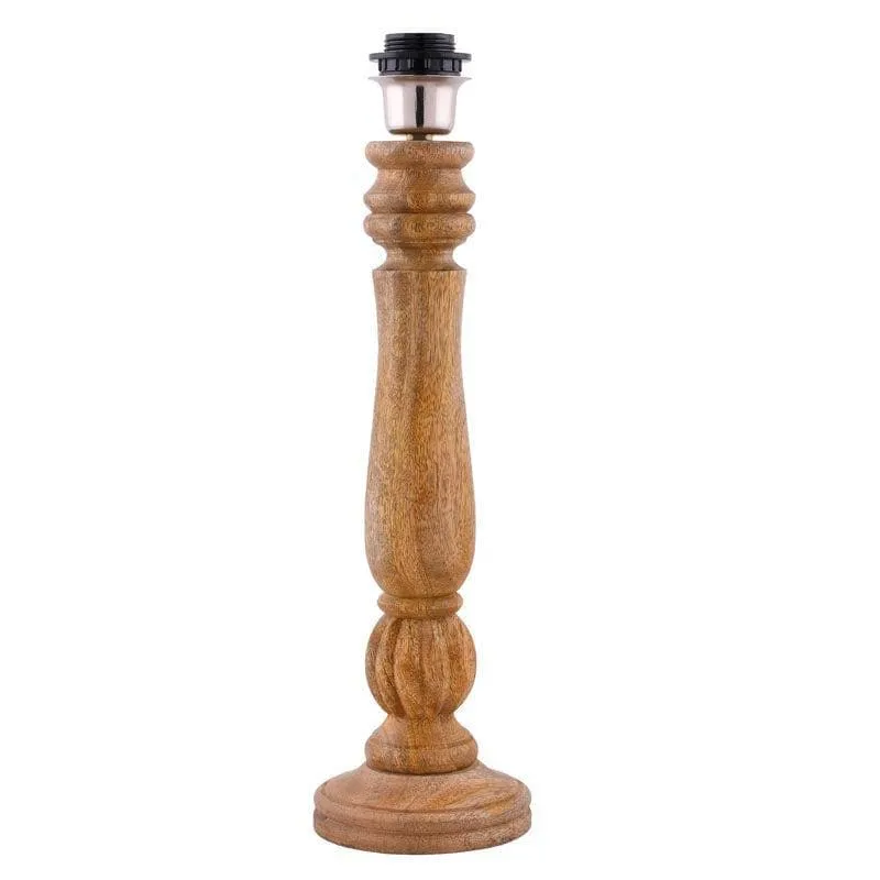 Rustic Elegance Table Lamp - White