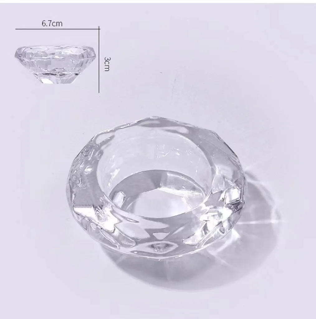 (Set of 8) Crystal Glass Decorative Stick Candle Holder Home Accessory Tealight Candle Holder
