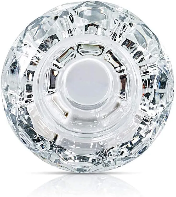 (Set of 8) Crystal Glass Decorative Stick Candle Holder Home Accessory Tealight Candle Holder