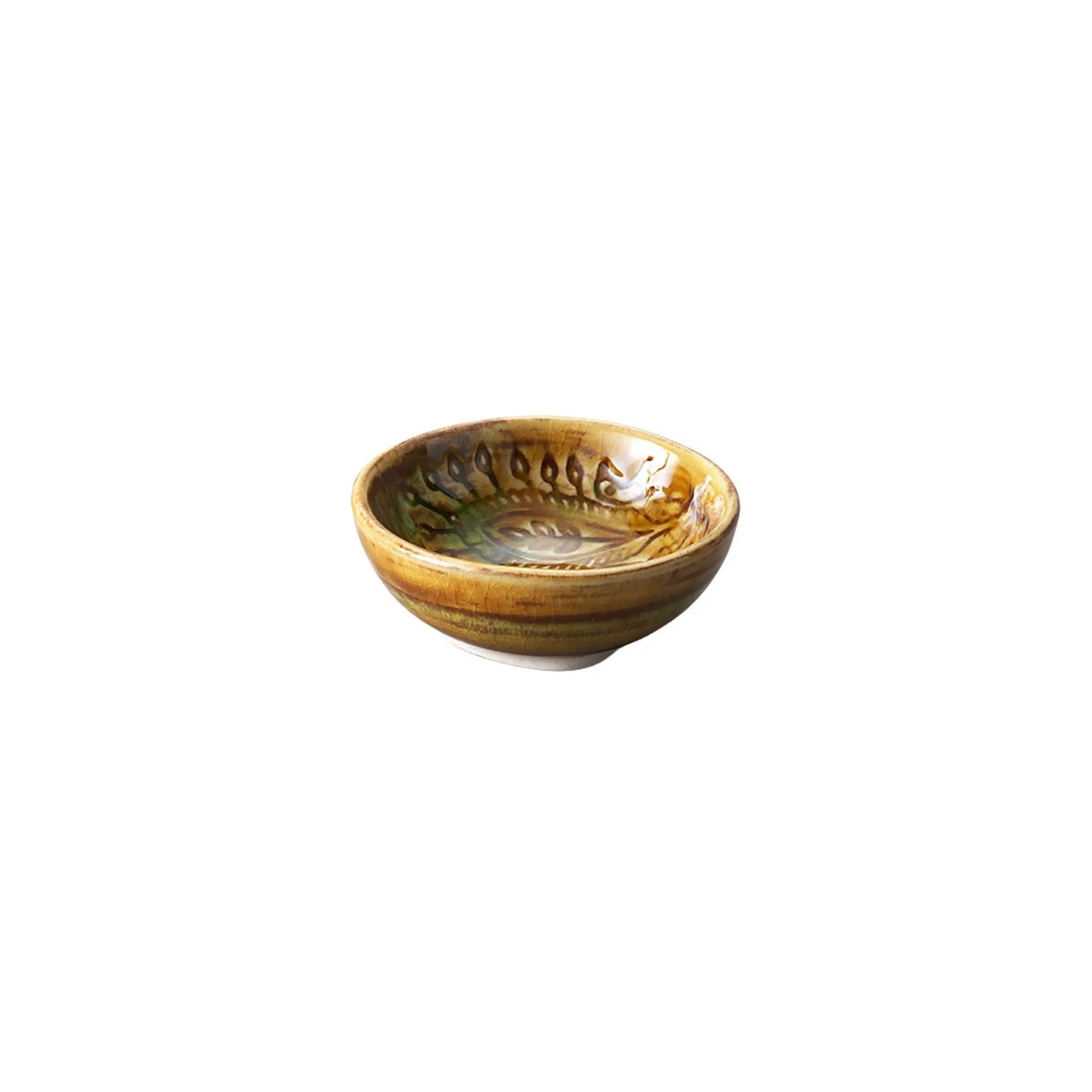 Small Dip Bowl Ceramic Pineapple