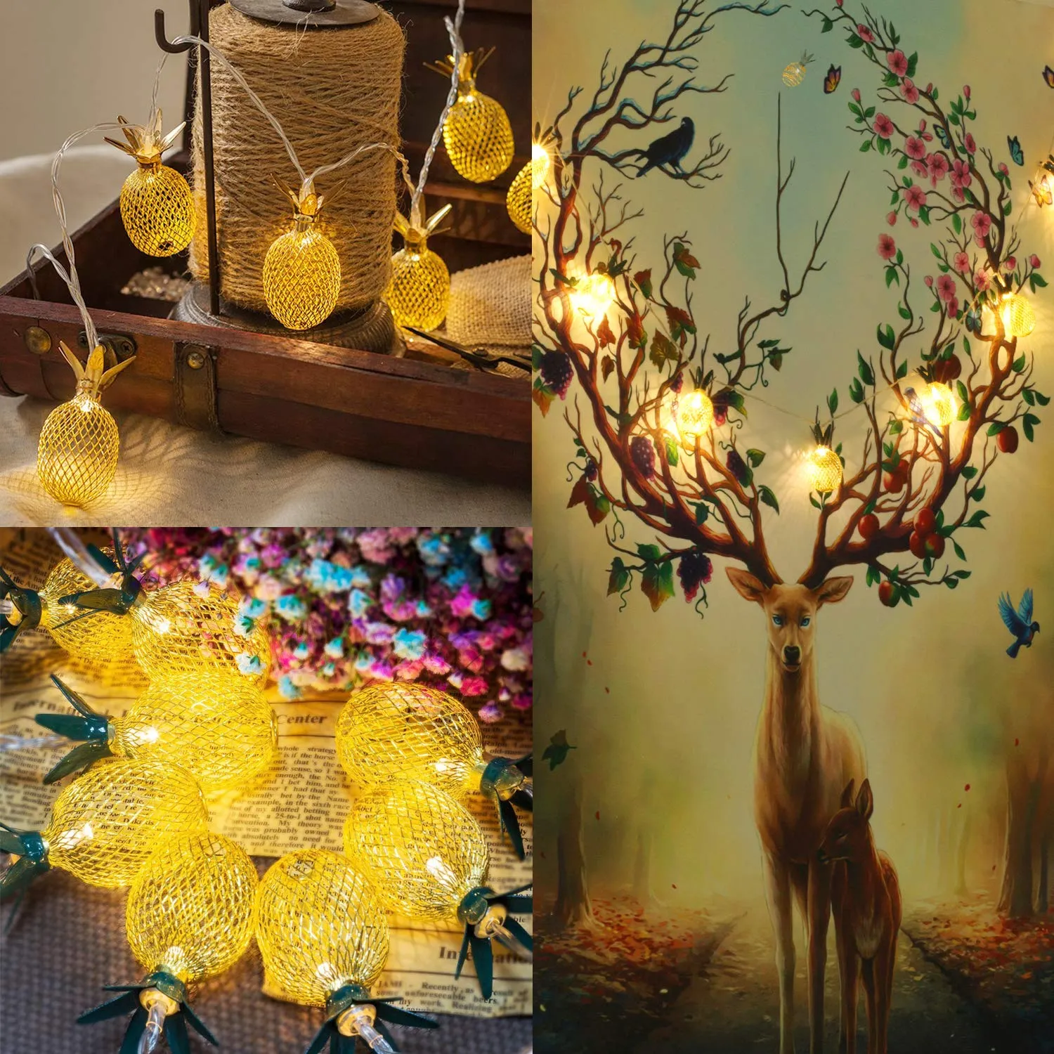 Solar Powered String LED Light Waterproof