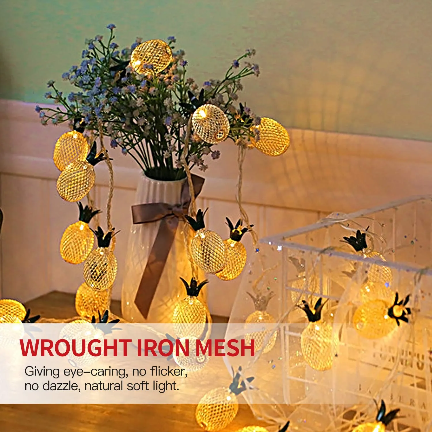 Solar Powered String LED Light Waterproof