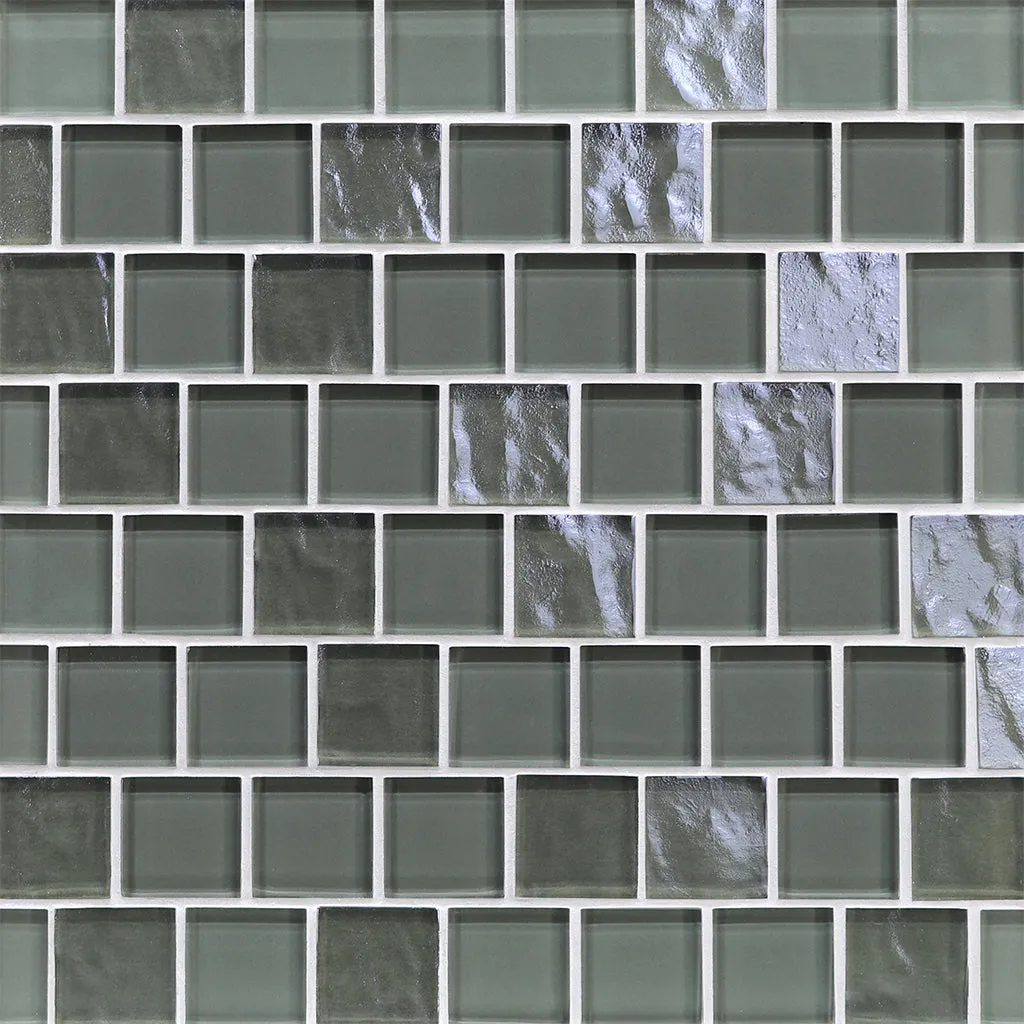 Spruce Mixed, 1-1/2" x 1-1/2" - Glass Tile
