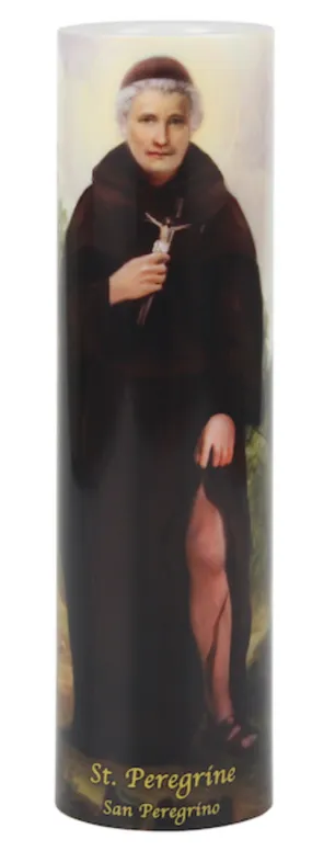 St Peregrine LED Candle