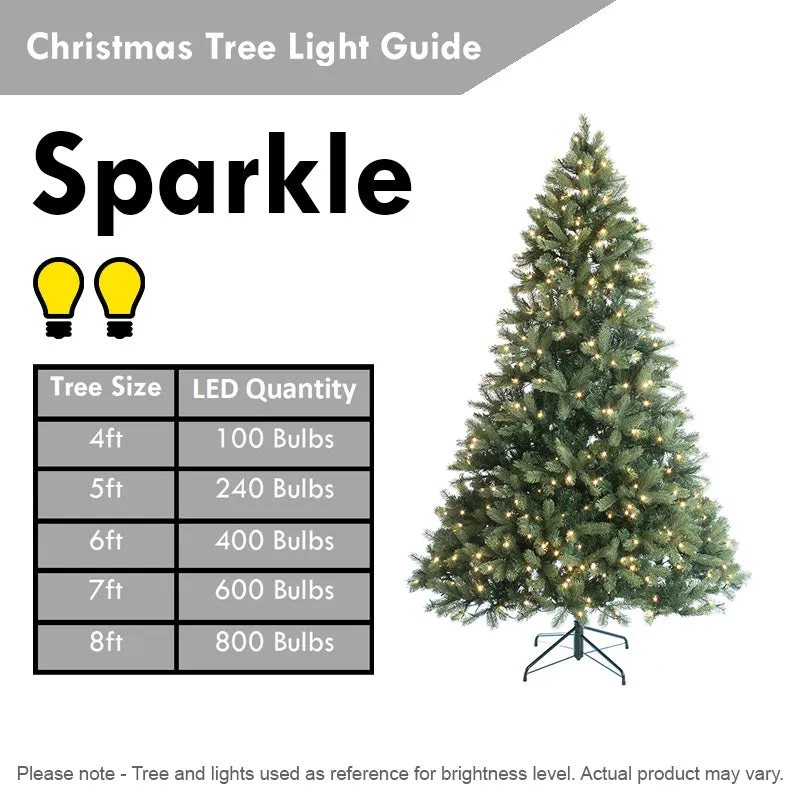 String Fairy Christmas Lights Animated Red & White Outdoor 300 LED - 7.77m Candy Cane