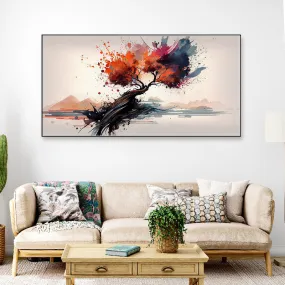 Symphony Tree Wall Painting