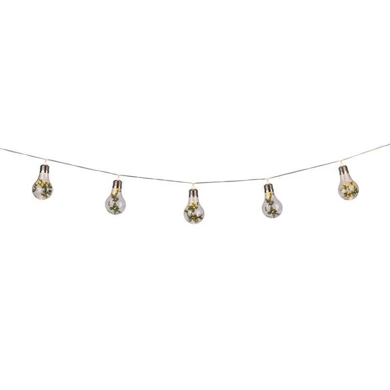 Terrarium Solar Garden String Lights Decoration 10 Warm White LED - 2m by Bright Garden