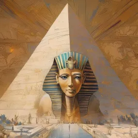 The Sphinx And Pyramids - Contemporary Digital Art Of Egypt