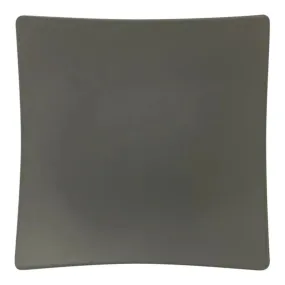 Thunder Group 24006SG Classic Stone Grey 6" x 6" Square Melamine Flare Plate, Pack of 12