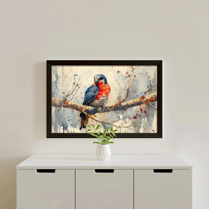 Tranquil Sparrow Wall Painting