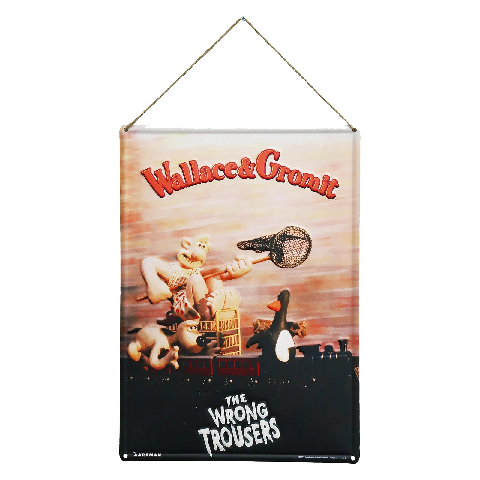 Wallace & Gromit Metal Movie Poster Plaques