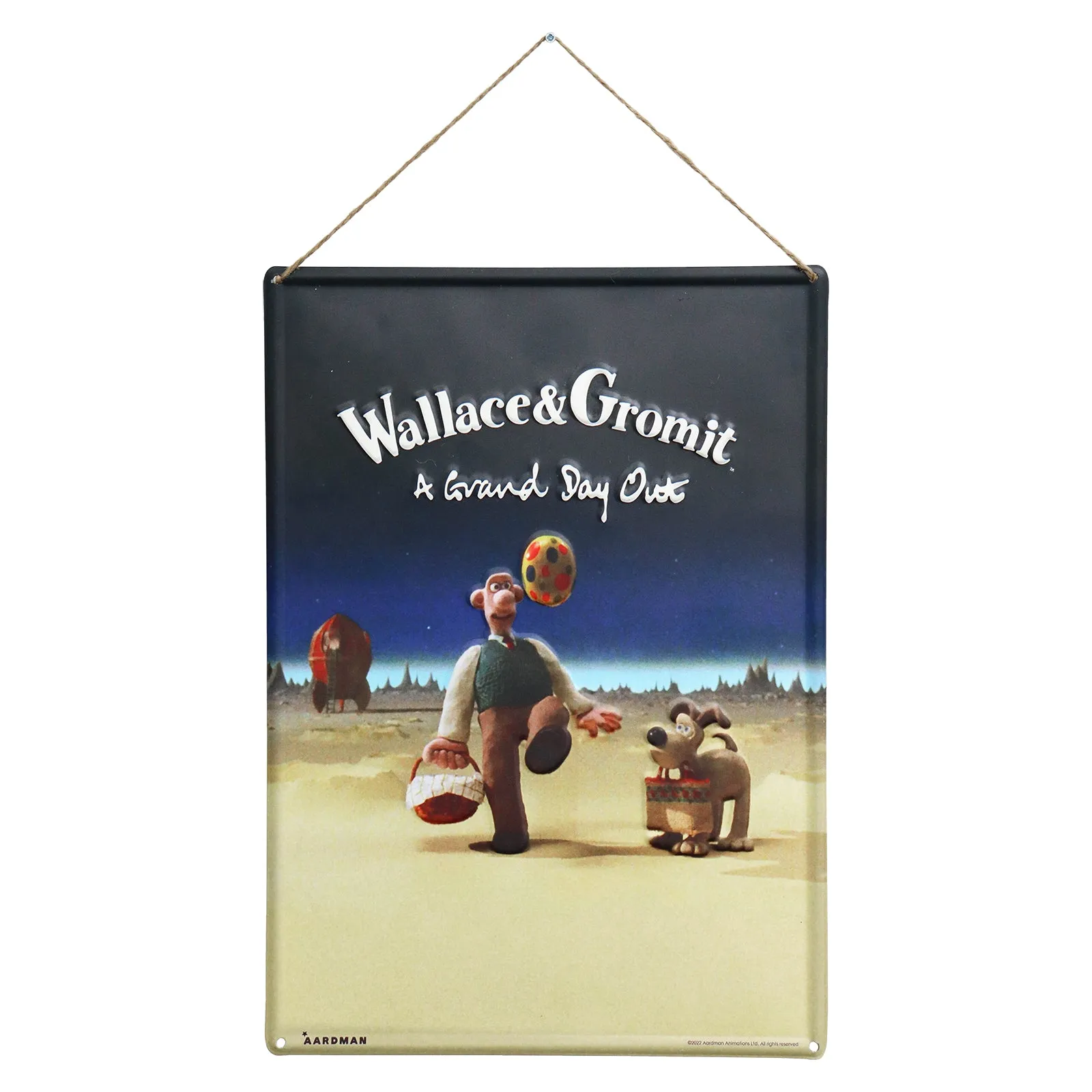 Wallace & Gromit Metal Movie Poster Plaques