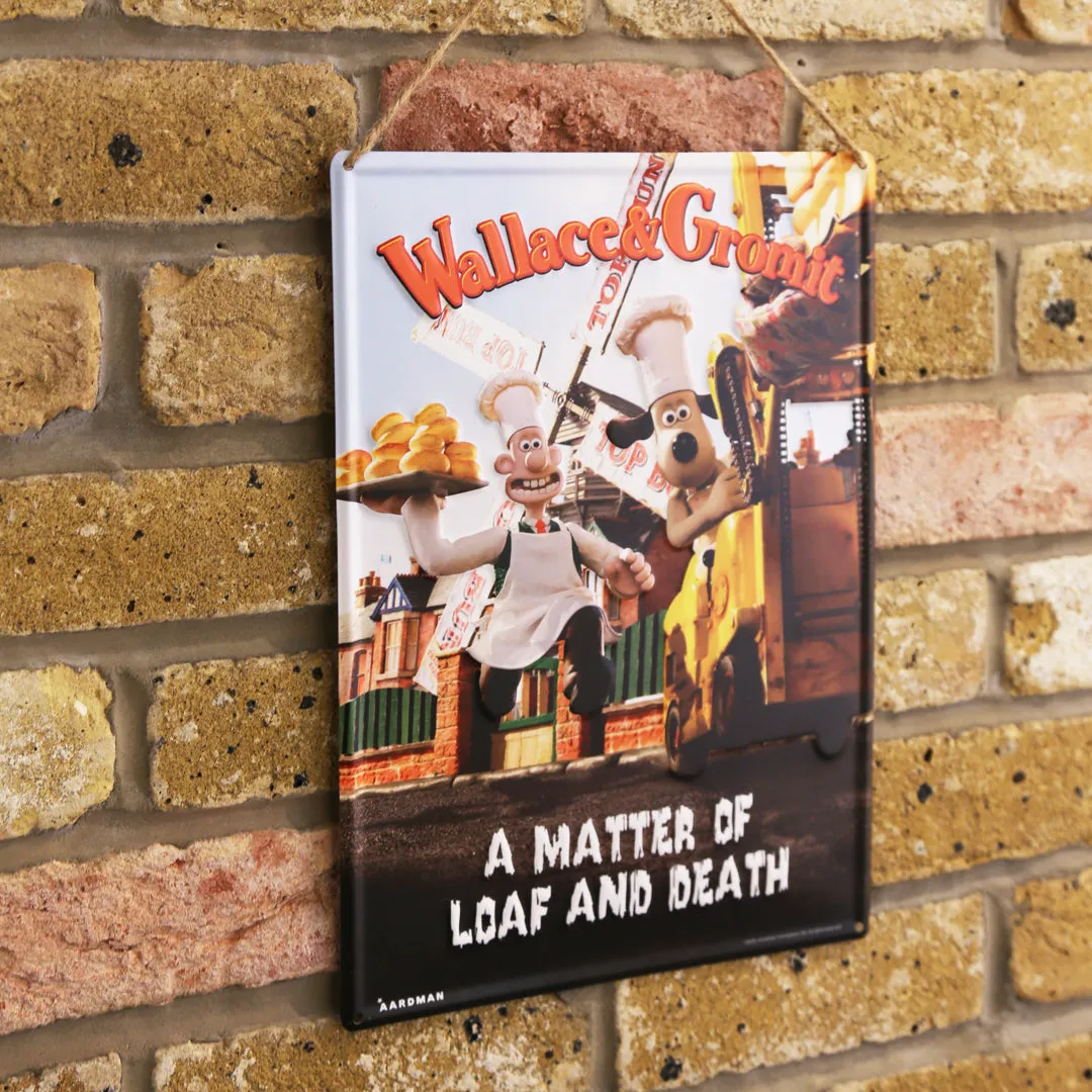 Wallace & Gromit Metal Movie Poster Plaques