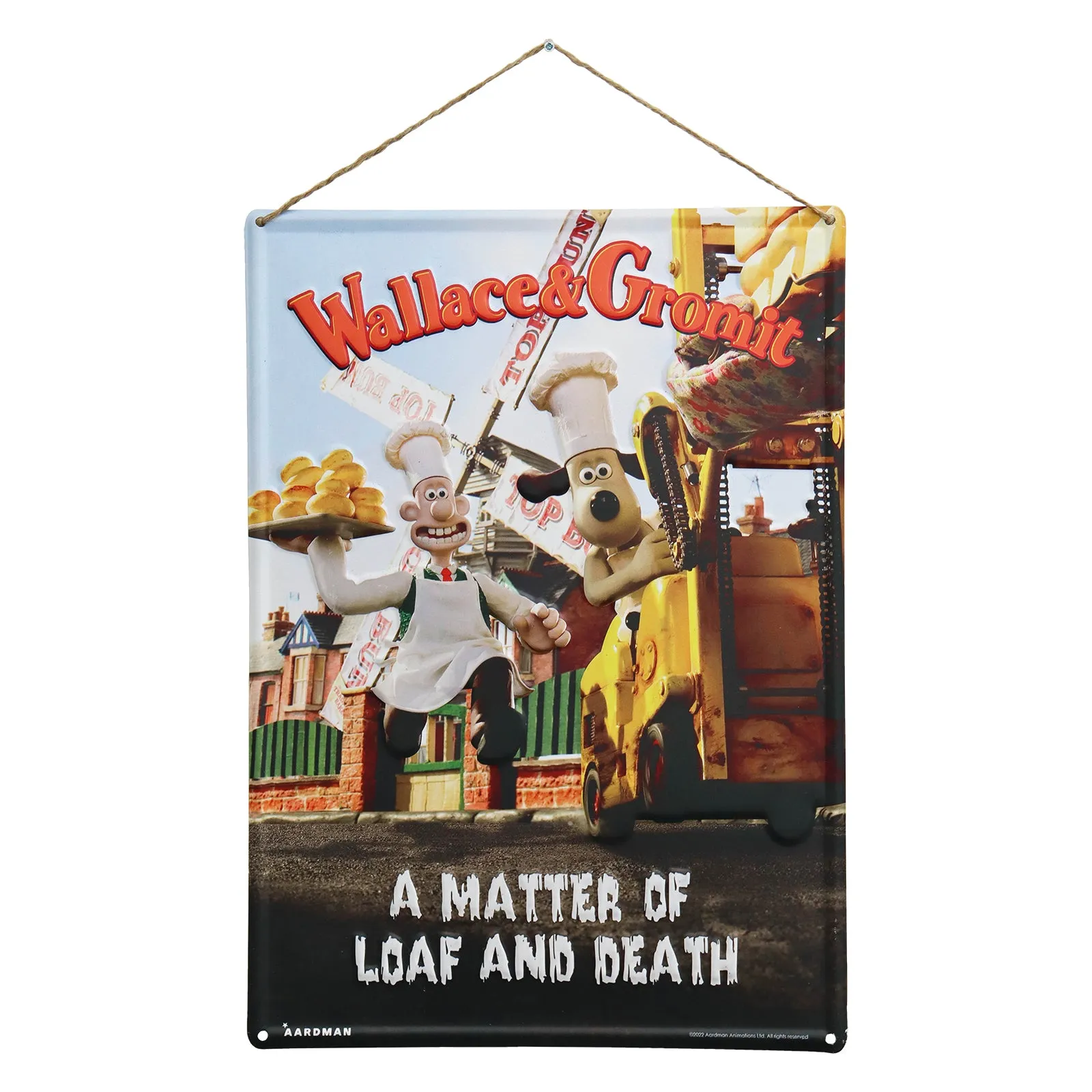 Wallace & Gromit Metal Movie Poster Plaques