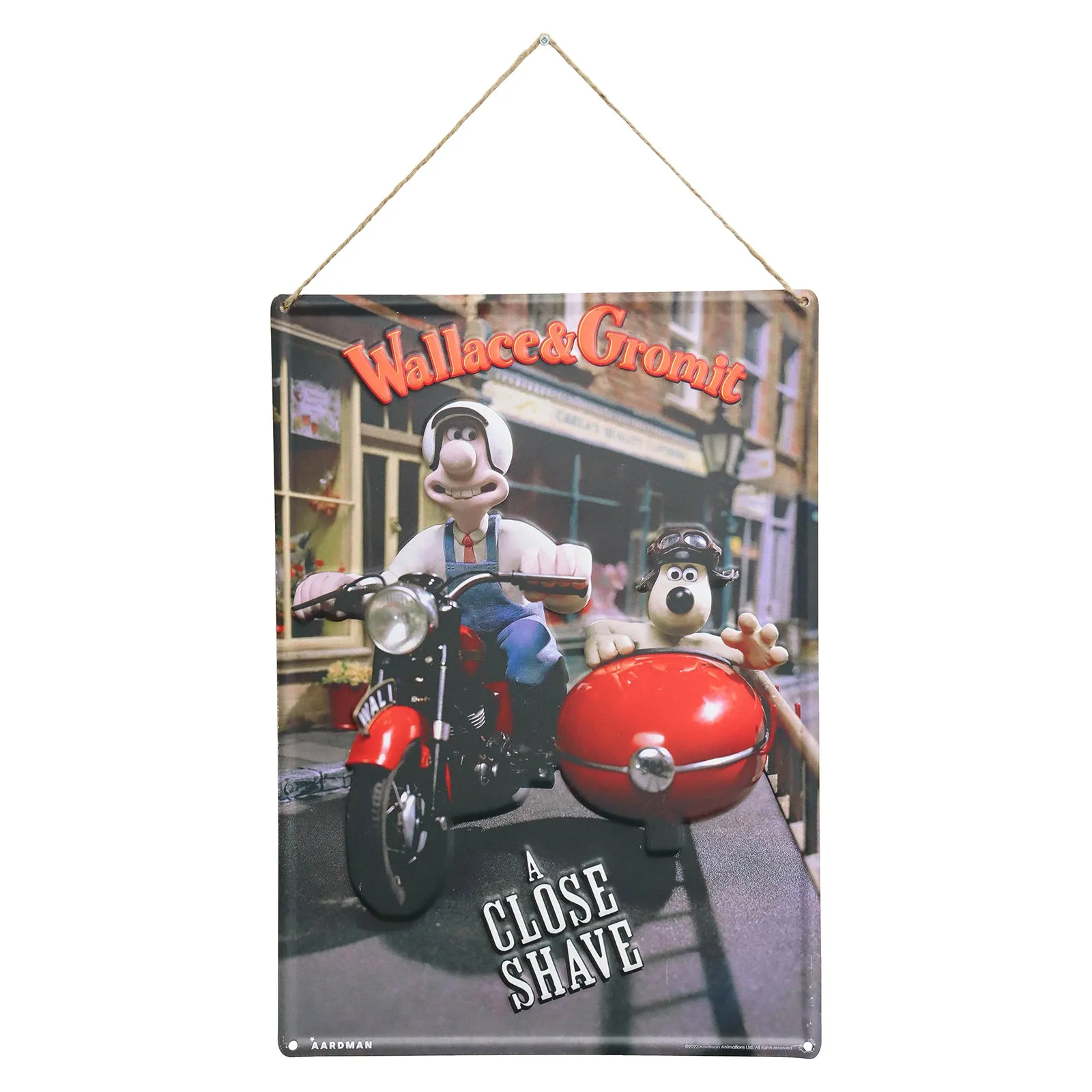 Wallace & Gromit Metal Movie Poster Plaques