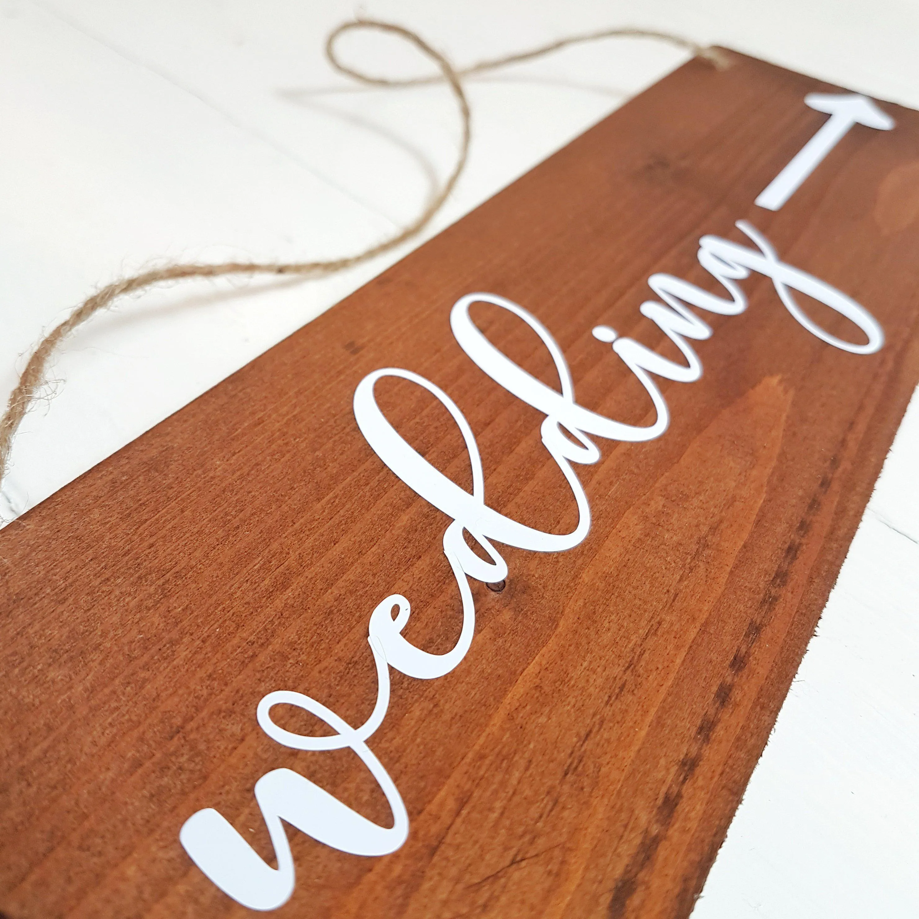 Wedding Direction Arrow Sign