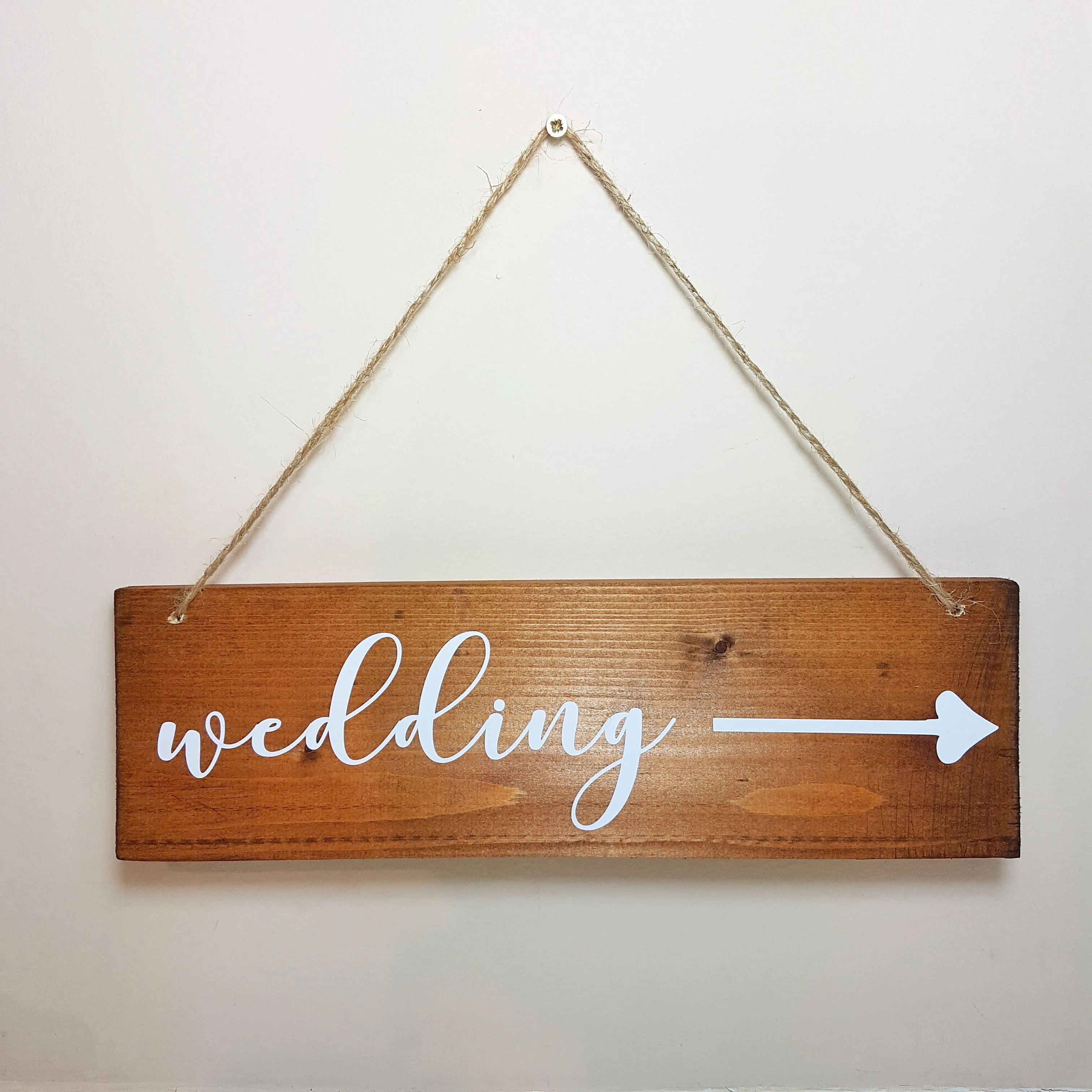 Wedding Direction Arrow Sign