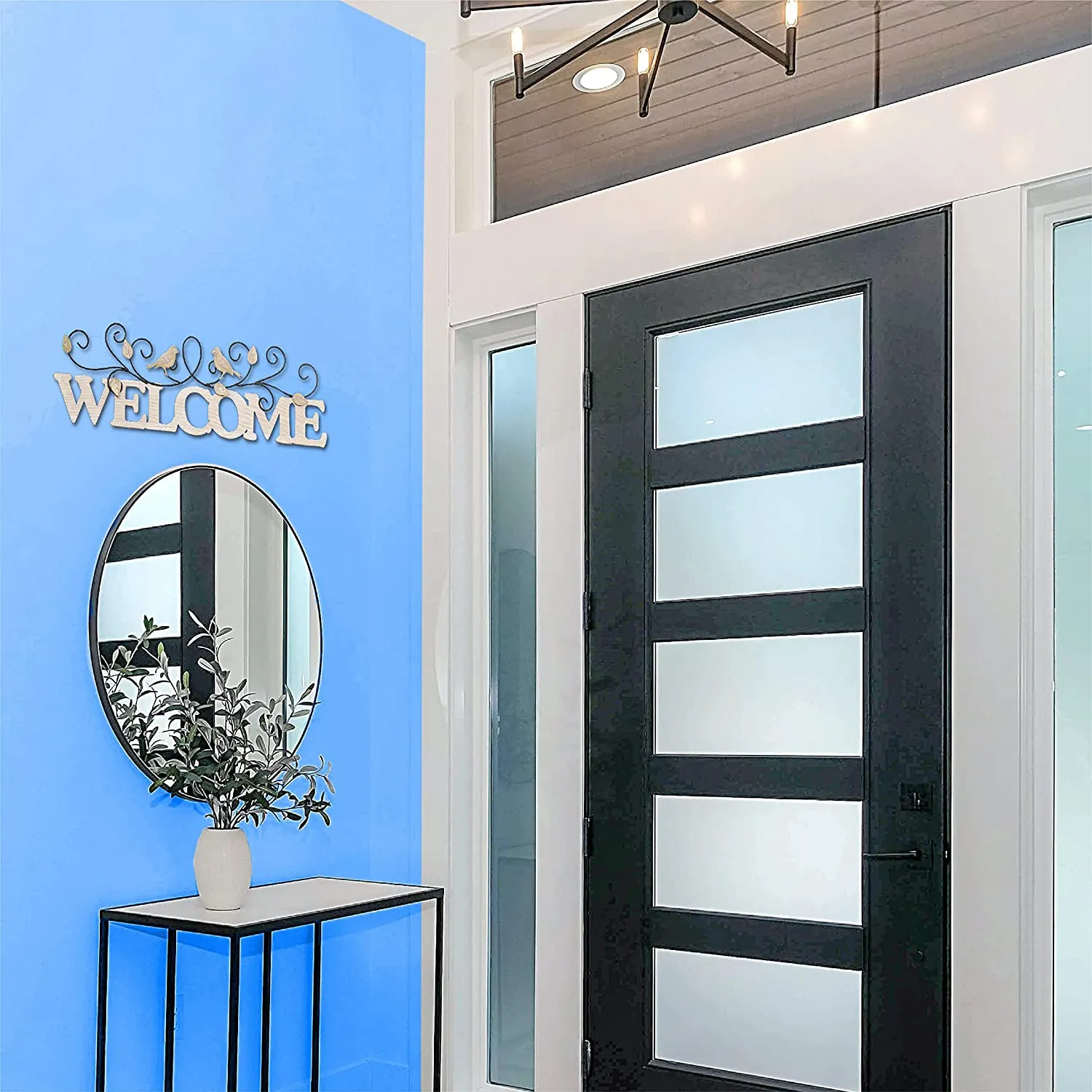 Welcome Sign for Front Door-Large Wooden Welcome Sign for Front Door Decorations