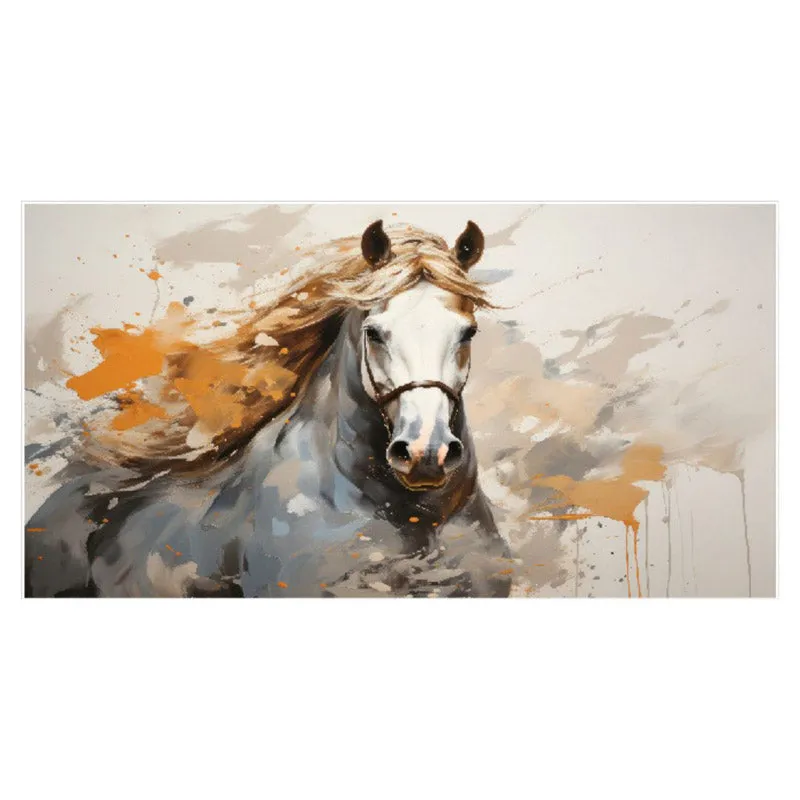 White Stallion Wall Painting