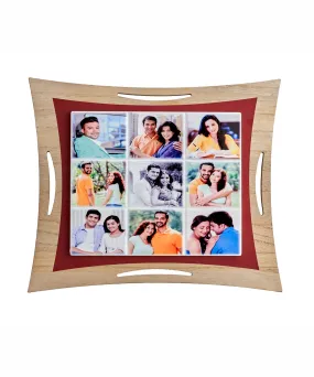 Wooden Plaque With Tile