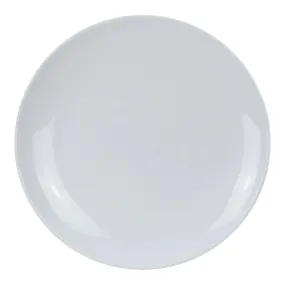 Yanco CO-110 Coupe Pattern Round Plate, 10" Diameter, Melamine, White Color, Pack of 24