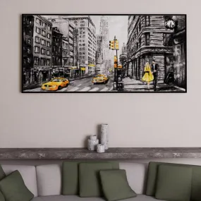 Yellow Town Wall Art